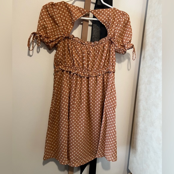 Polka dot babydoll maternity dress size S - Picture 5 of 6